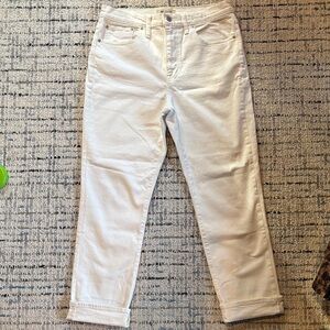 Madewell Women's Cream Ankle & Cropped Jeans